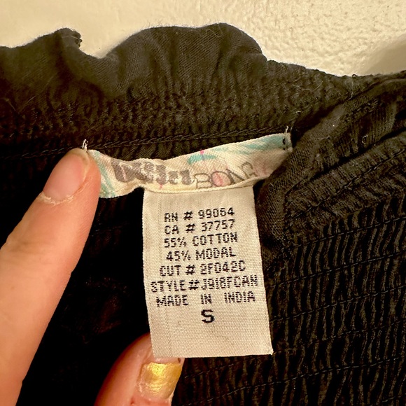 Billabong black tube top - size small - Picture 3 of 10